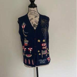 L- Northern Isles knitted vest